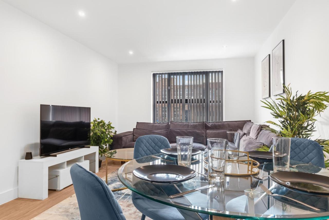 Ebra Stays - Choice Of 2 Or 3 Individual Beds - Luxury New Build Apartment ✪ City Centre, Digbeth ✓ Smart Tv'S & Large Corner Sofa - Birmingam Exterior foto