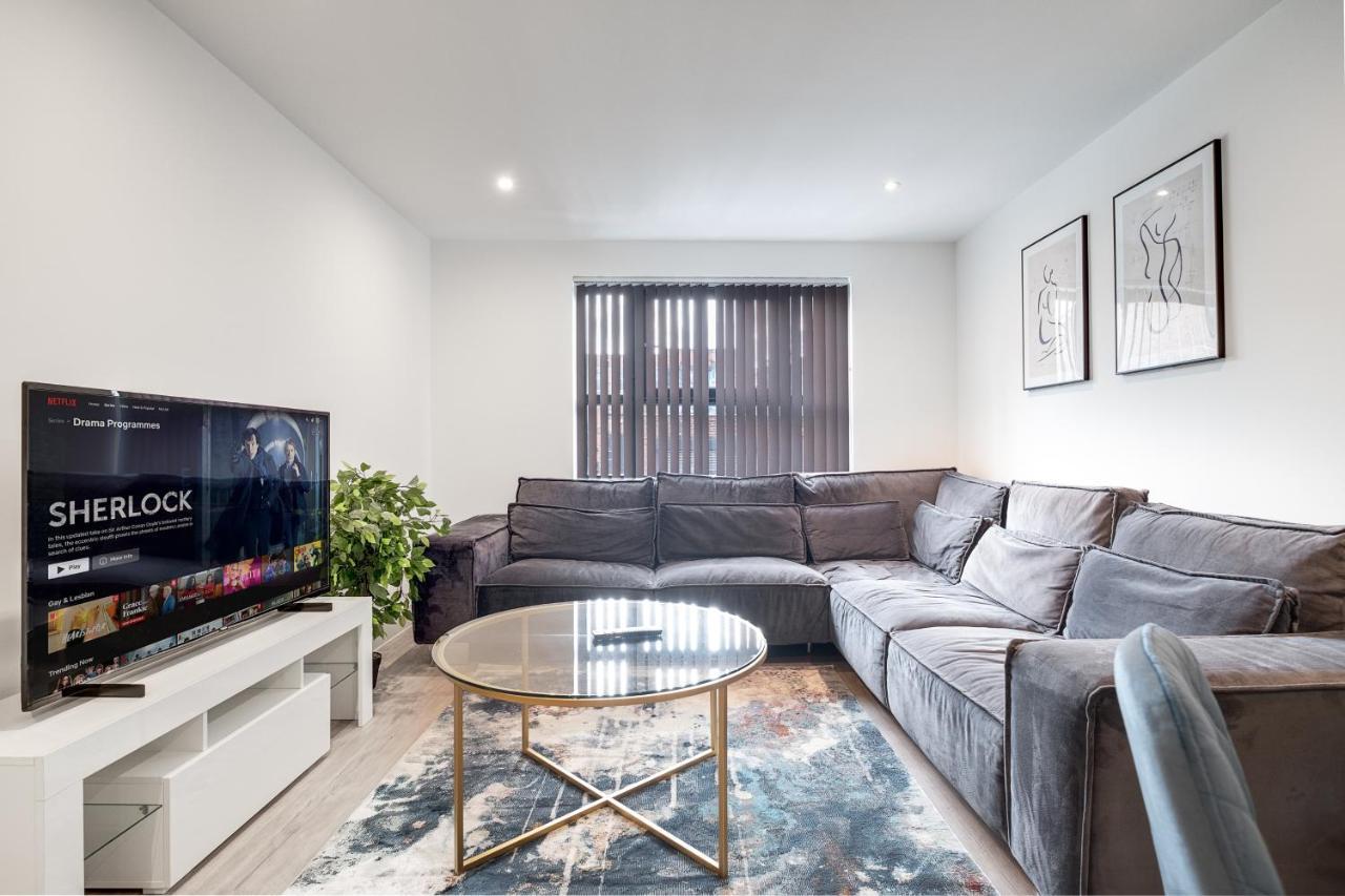 Ebra Stays - Choice Of 2 Or 3 Individual Beds - Luxury New Build Apartment ✪ City Centre, Digbeth ✓ Smart Tv'S & Large Corner Sofa - Birmingam Exterior foto