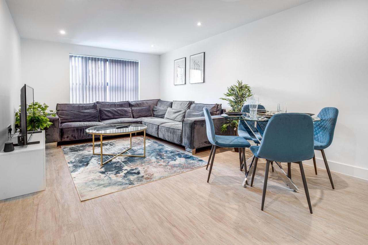 Ebra Stays - Choice Of 2 Or 3 Individual Beds - Luxury New Build Apartment ✪ City Centre, Digbeth ✓ Smart Tv'S & Large Corner Sofa - Birmingam Exterior foto