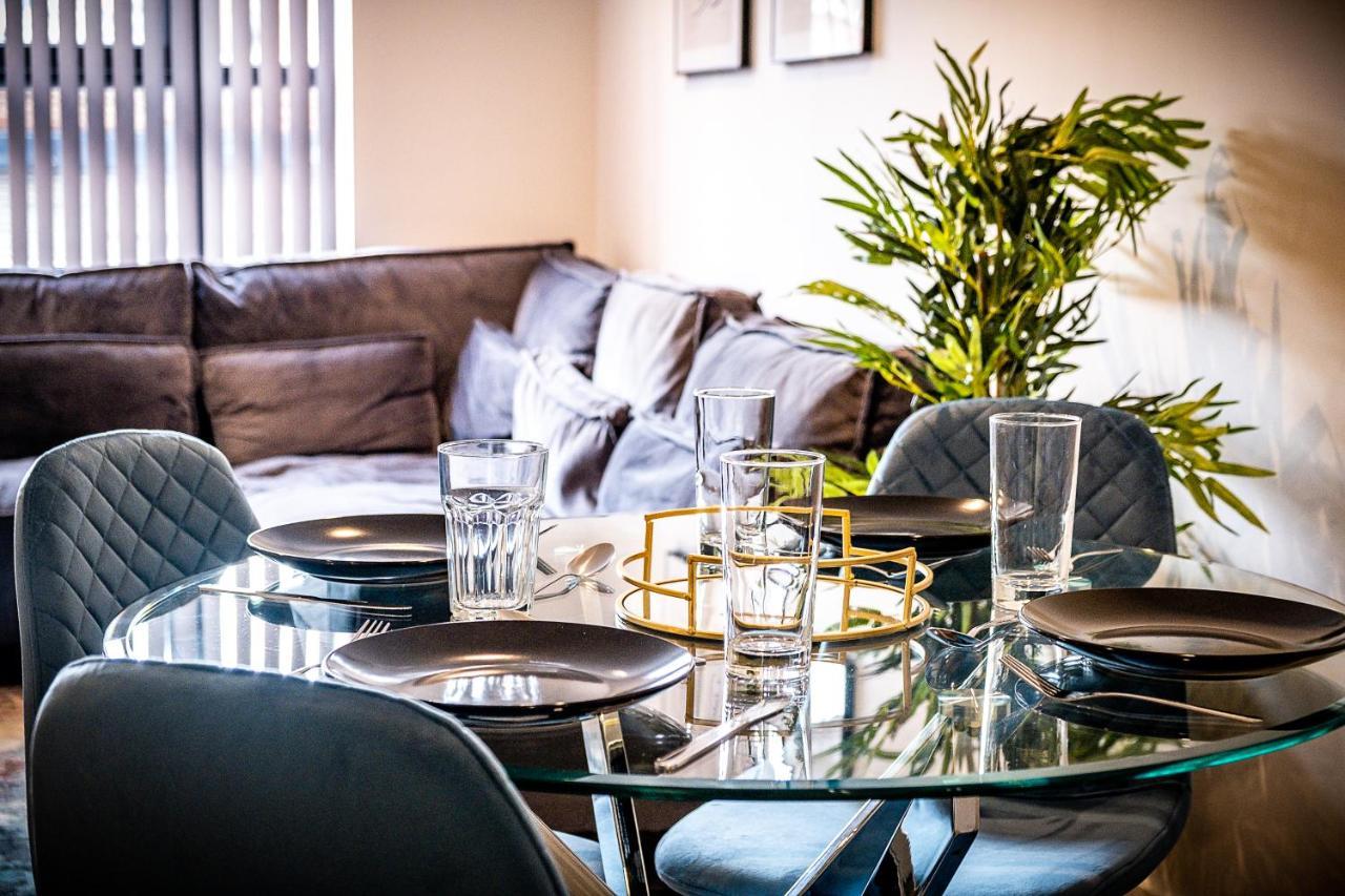 Ebra Stays - Choice Of 2 Or 3 Individual Beds - Luxury New Build Apartment ✪ City Centre, Digbeth ✓ Smart Tv'S & Large Corner Sofa - Birmingam Exterior foto