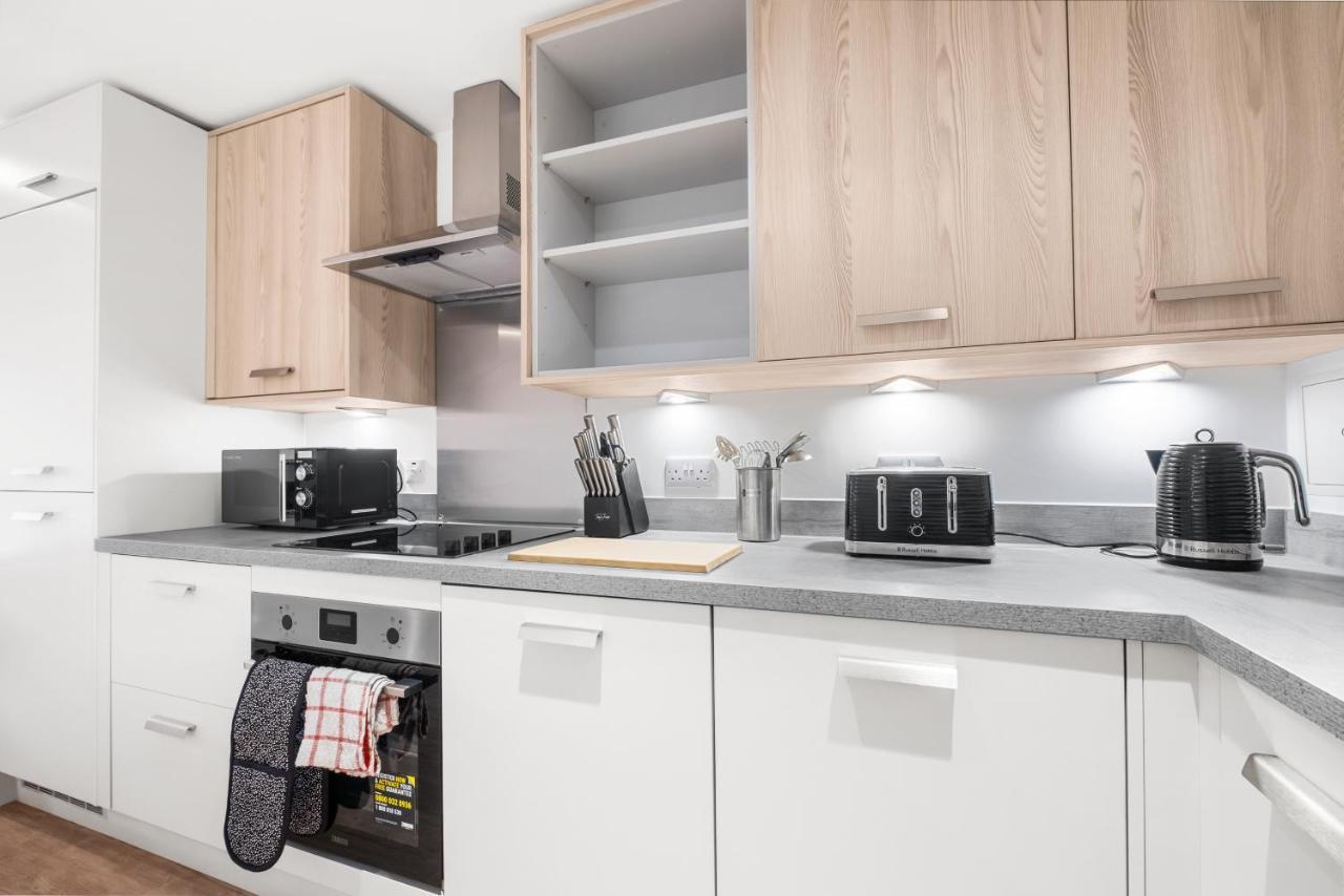 Ebra Stays - Choice Of 2 Or 3 Individual Beds - Luxury New Build Apartment ✪ City Centre, Digbeth ✓ Smart Tv'S & Large Corner Sofa - Birmingam Exterior foto